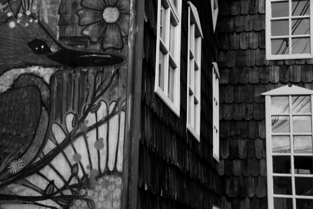 Palafito Hostel Castro Esterno foto
